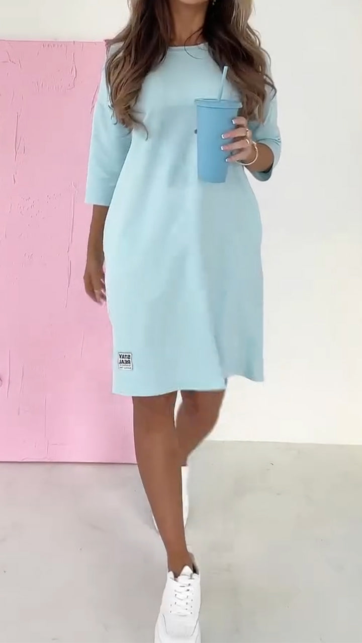 Women's Round Neck Casual Dress