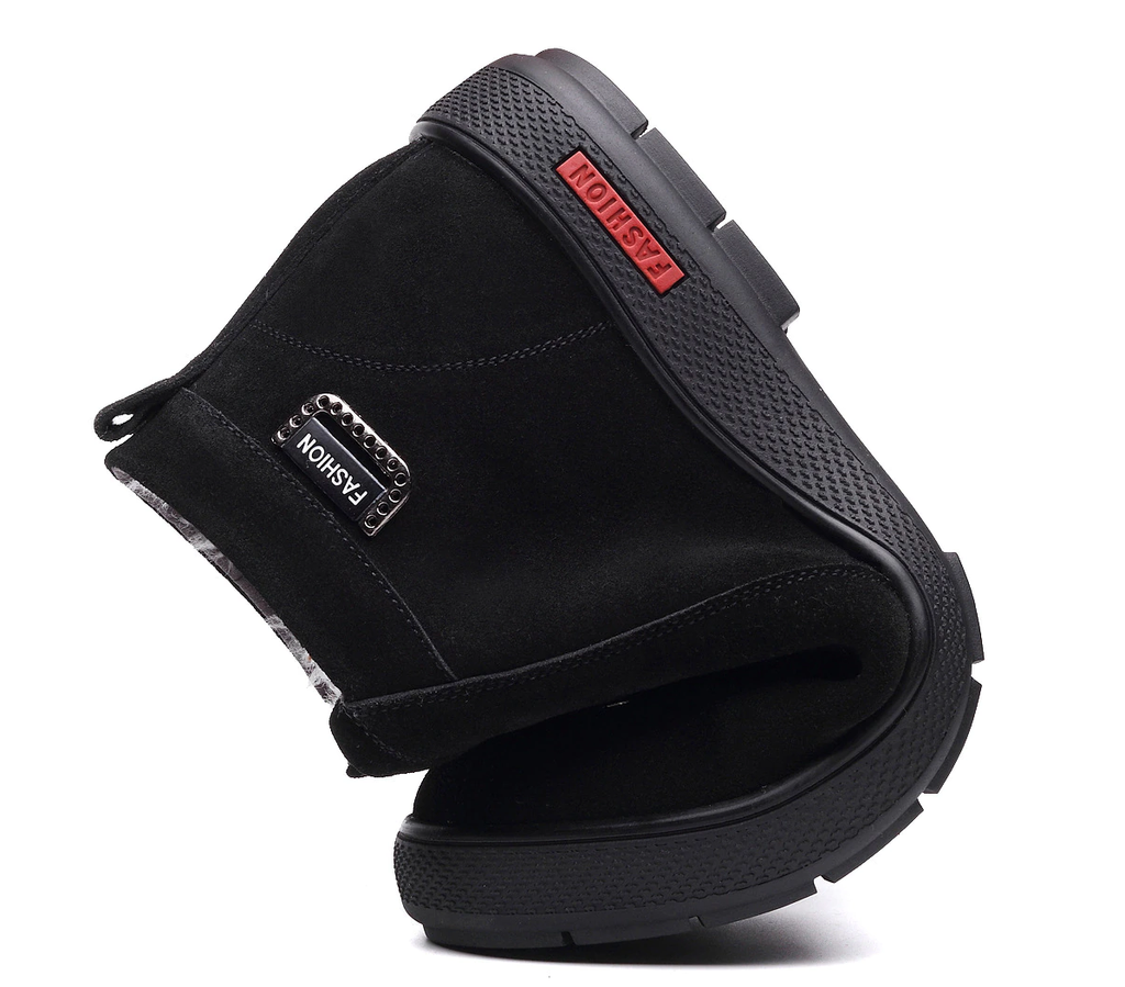 snow boots color coffee size 6.5 for men