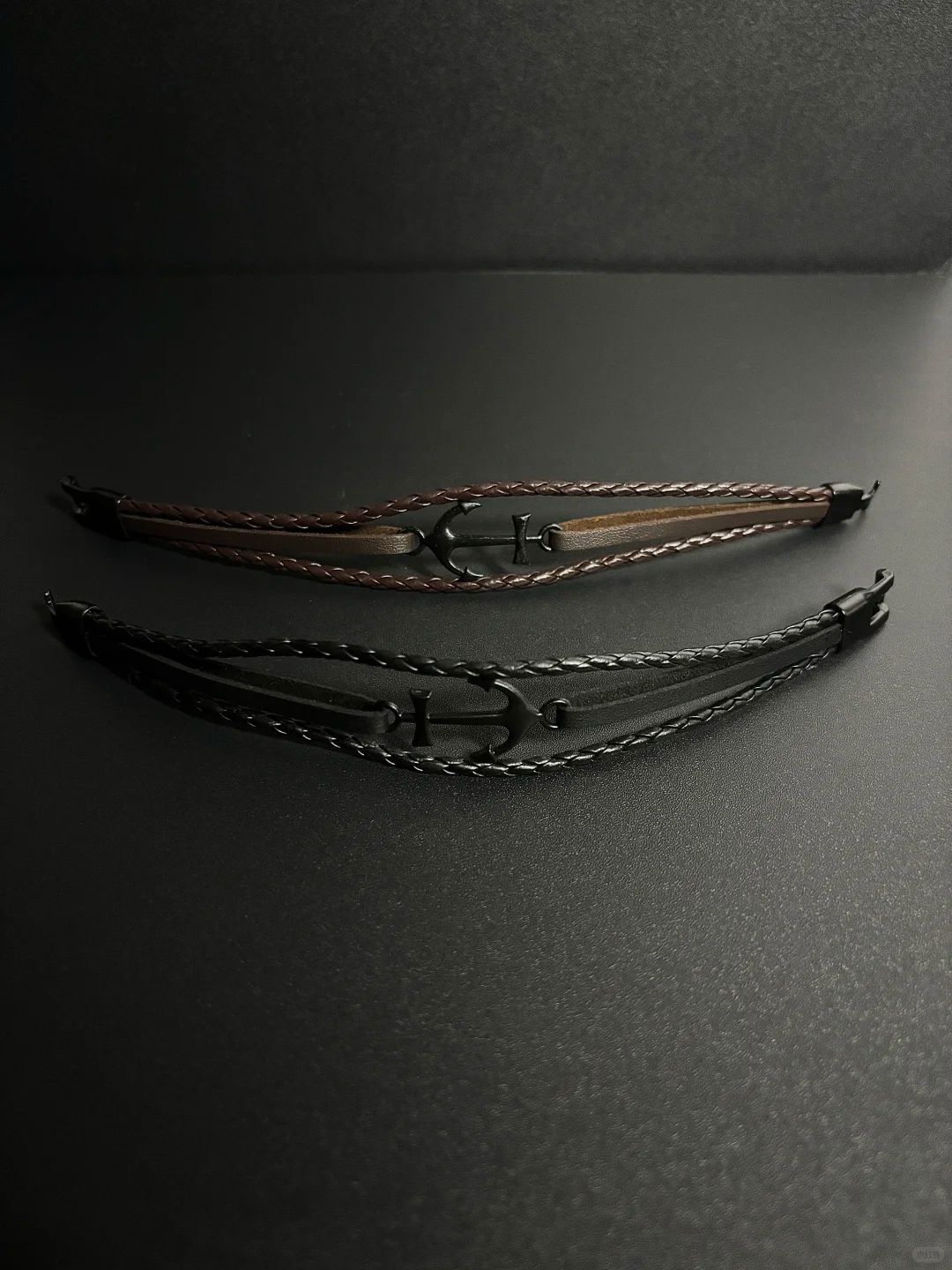 Medieval Sailor Leather Multi-layered Bracelet