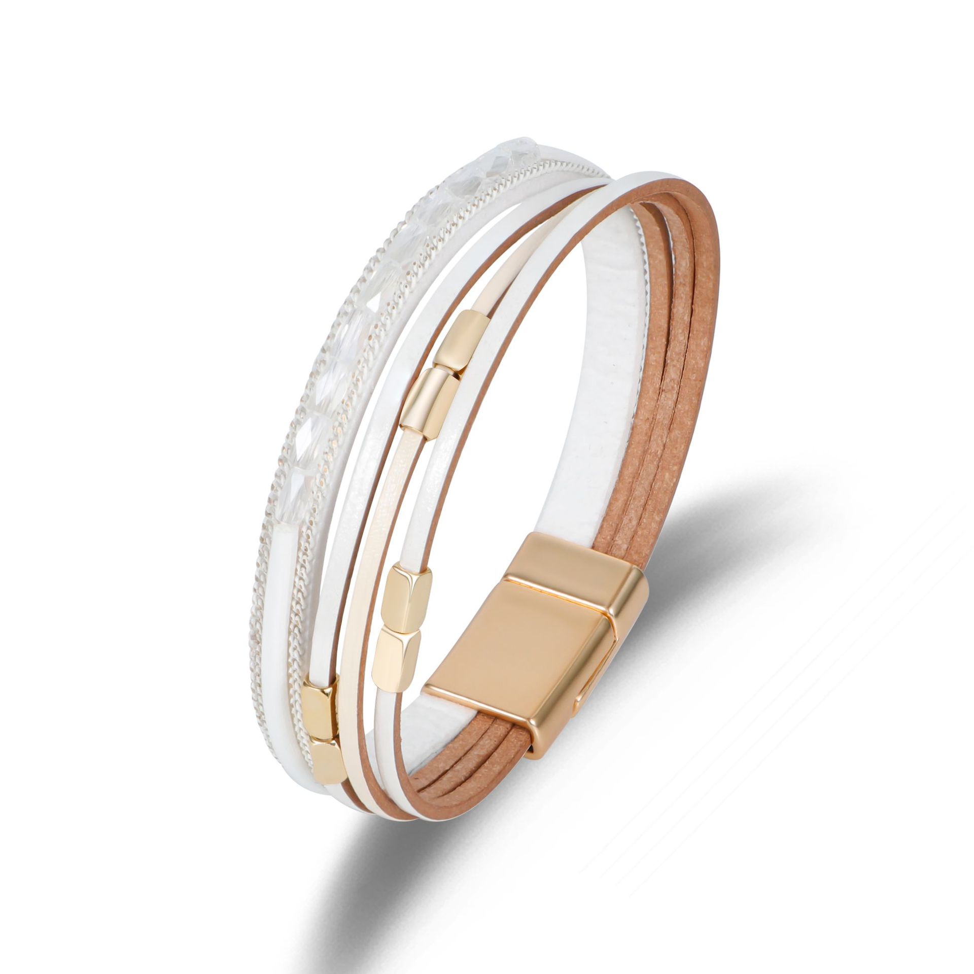 Bohemian Style Hand Chain With Multi-layer Leather Beaded Accessories