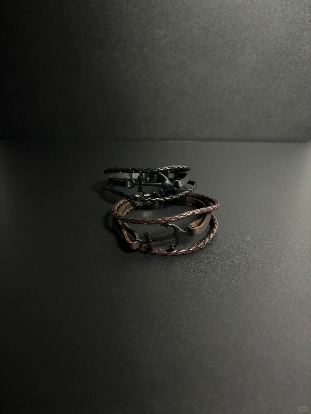 Medieval Sailor Leather Multi-layered Bracelet