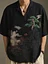 Men's Casual Blood Stain Print Shirt