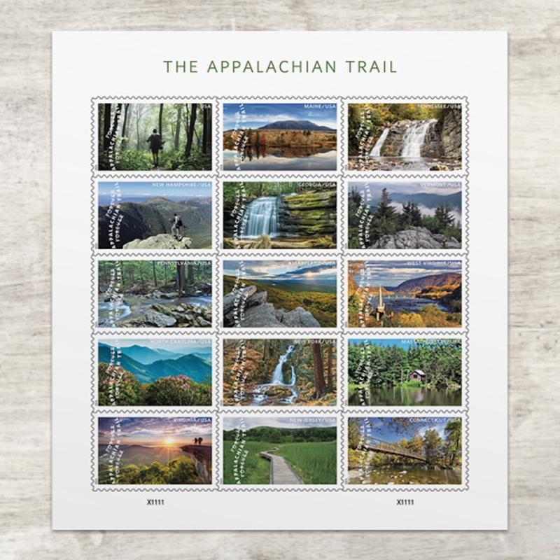 2025 The Appalachian Trail Forever First Class Postage Stamps