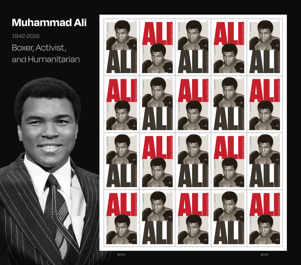 2026 Muhammad Ali Stamps Forever First Class Postage Stamps