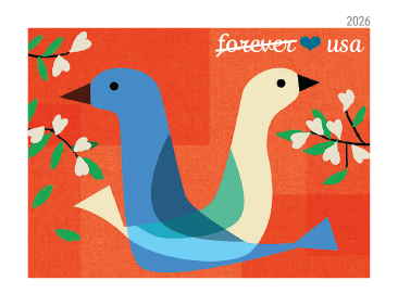 2026 Love Stamps Forever First Class Postage Stamps