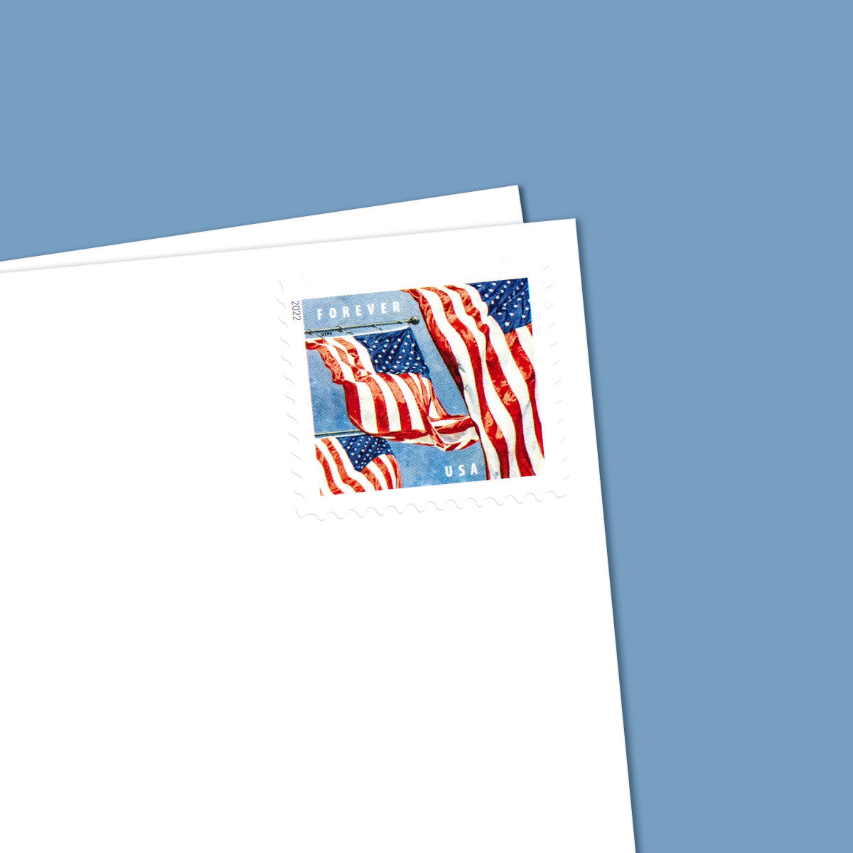 2022 US Flags Forever First Class Postage Stamps
