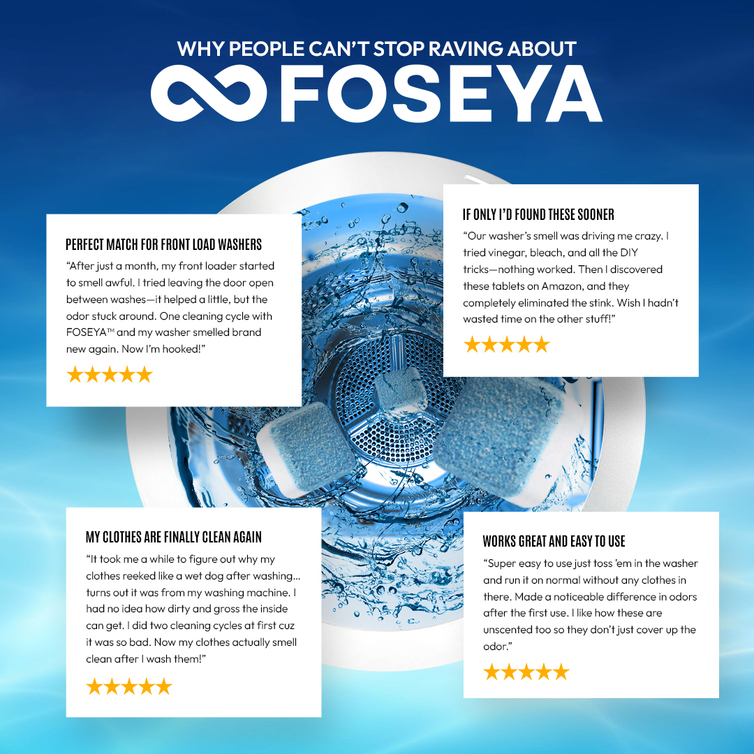 Foseya™ Washing Machine Cleaner Max