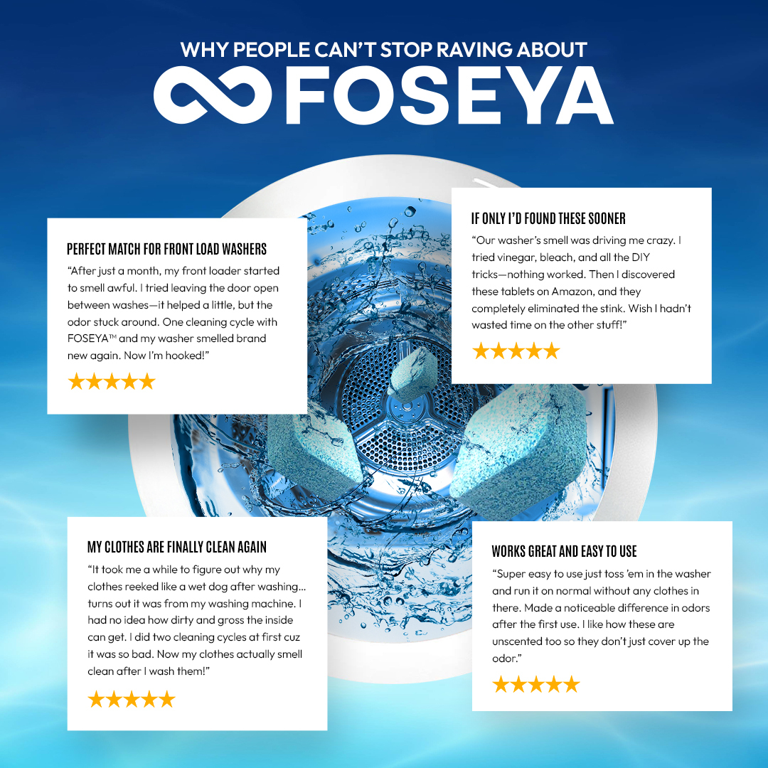 Foseya™ Washing Machine Cleaner Max