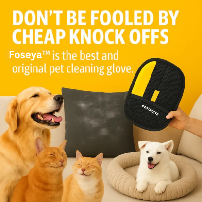 Foseya™ - #1 Best-Selling Pet Cleaning Glove