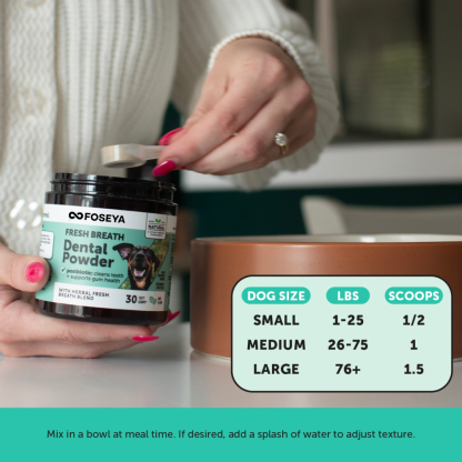 Fresh Breath Dental Powder for Dogs (30 servings)