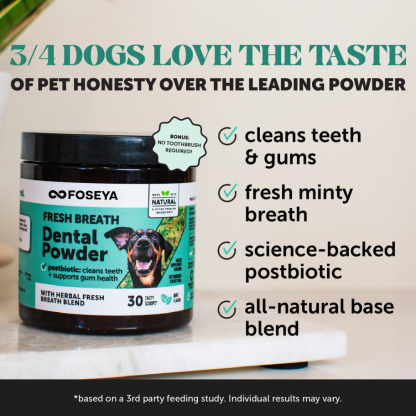 Fresh Breath Dental Powder for Dogs (30 servings)