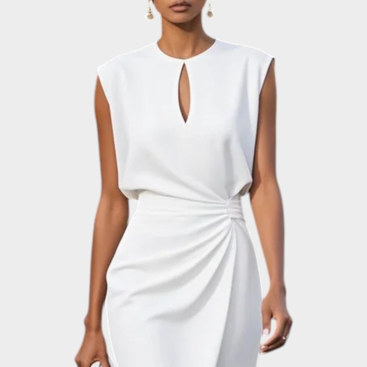 Sophia Draped Midi Dress