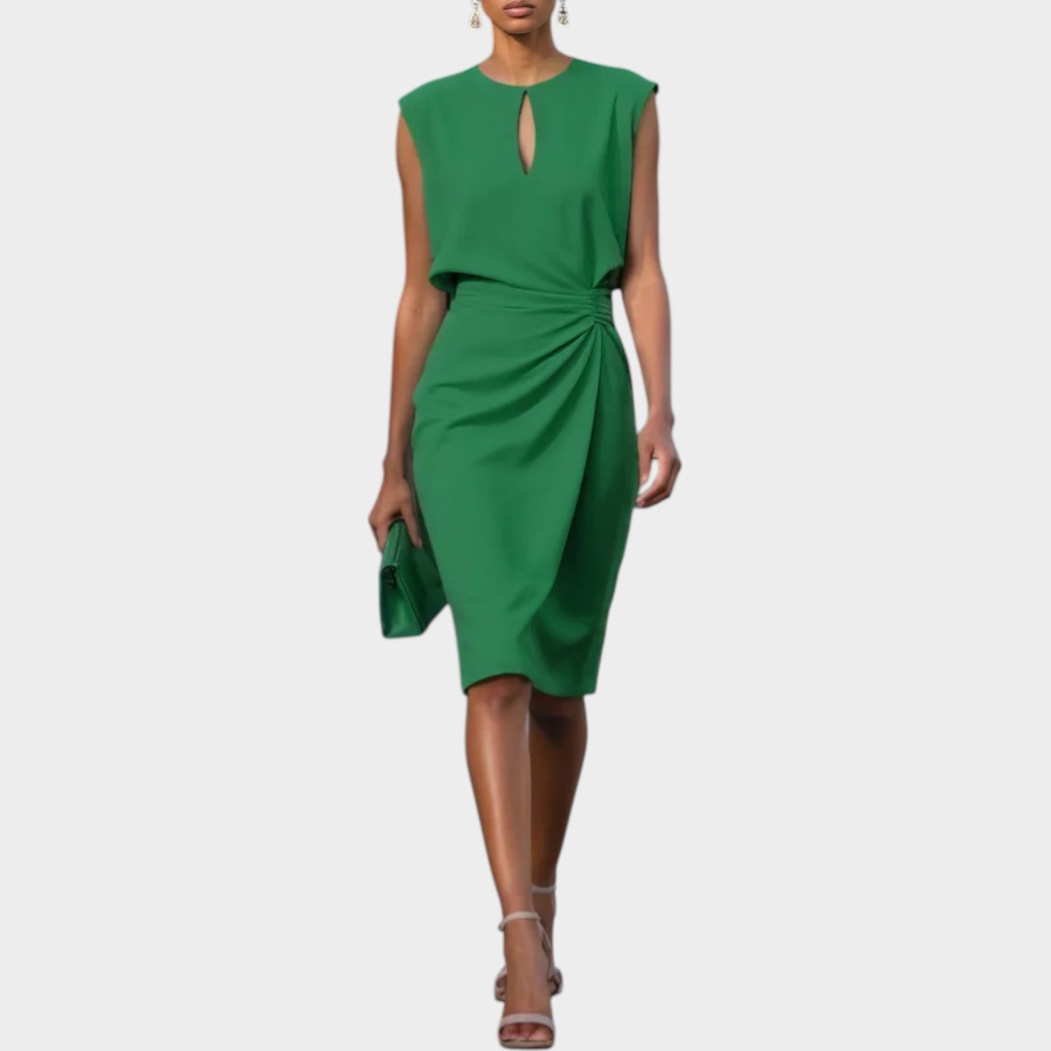 Sophia Draped Midi Dress
