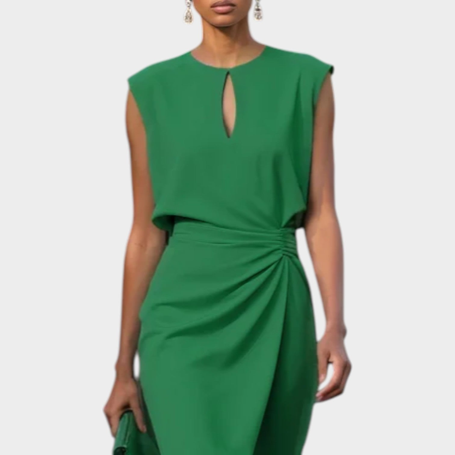 Sophia Draped Midi Dress