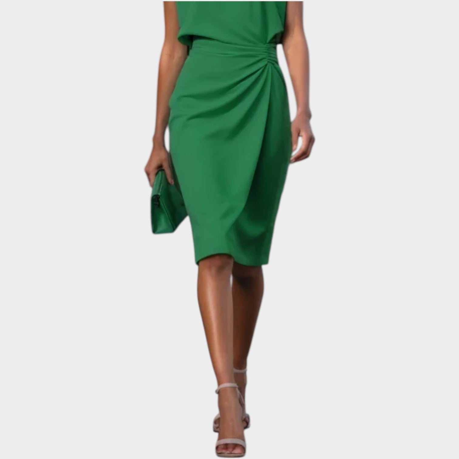 Sophia Draped Midi Dress
