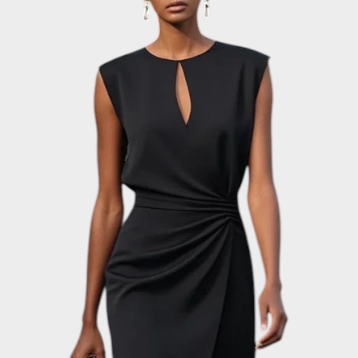 Sophia Draped Midi Dress