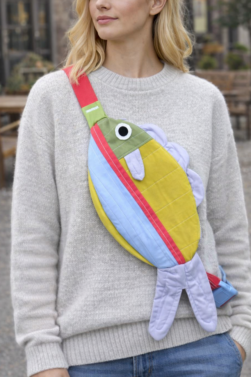 Swim Along Crossbody Fish Bag