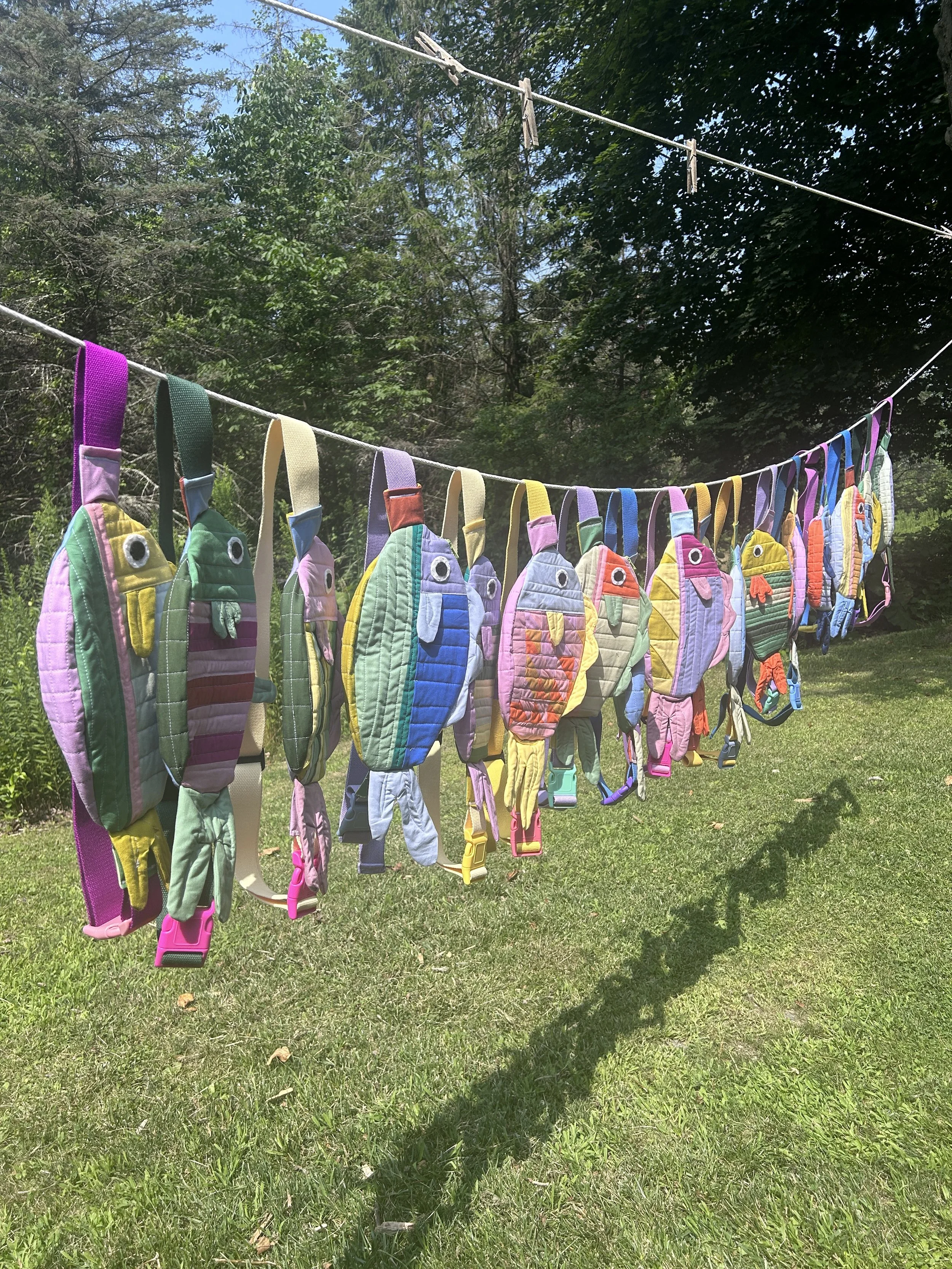 Swim Along Crossbody Fish Bag