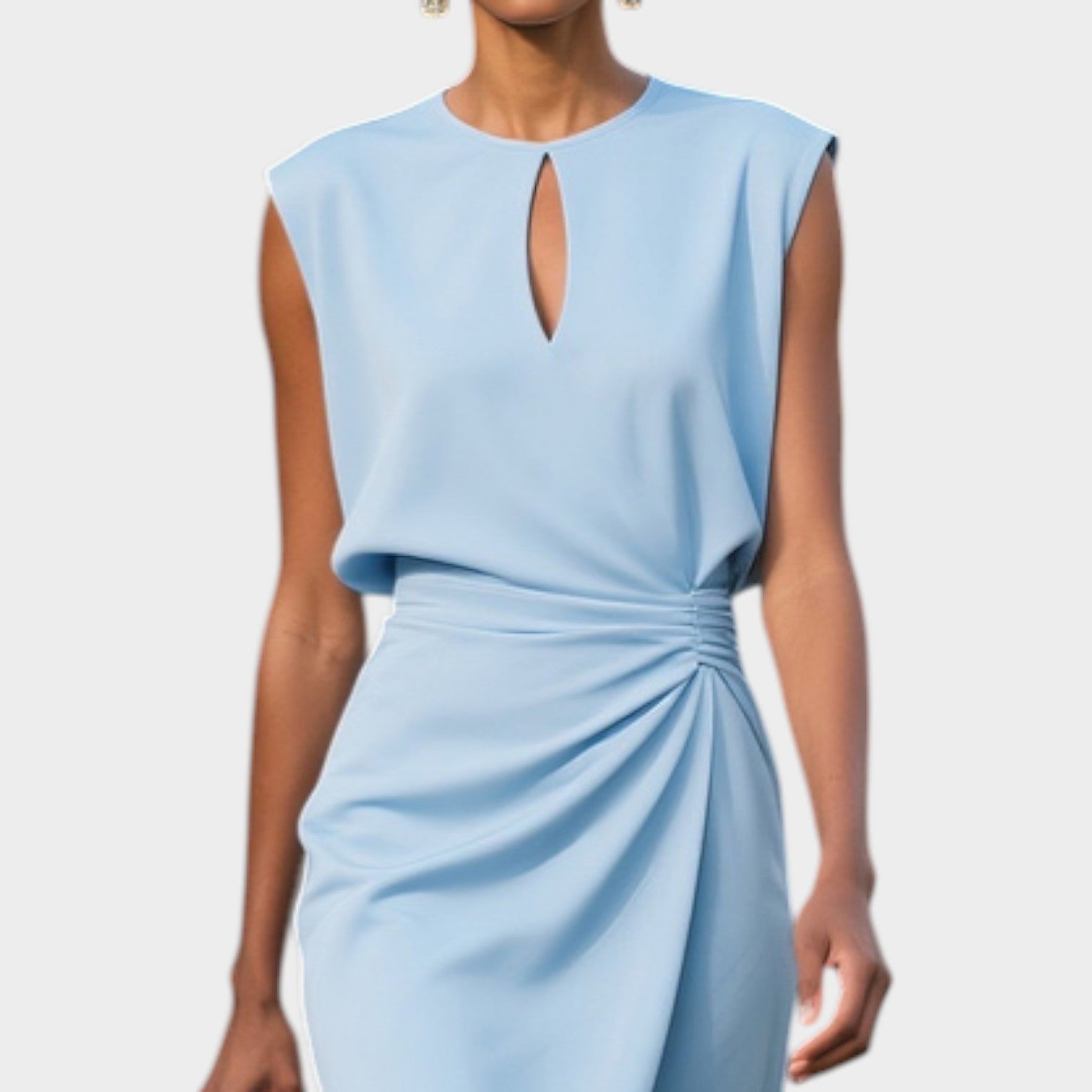 Sophia Draped Midi Dress