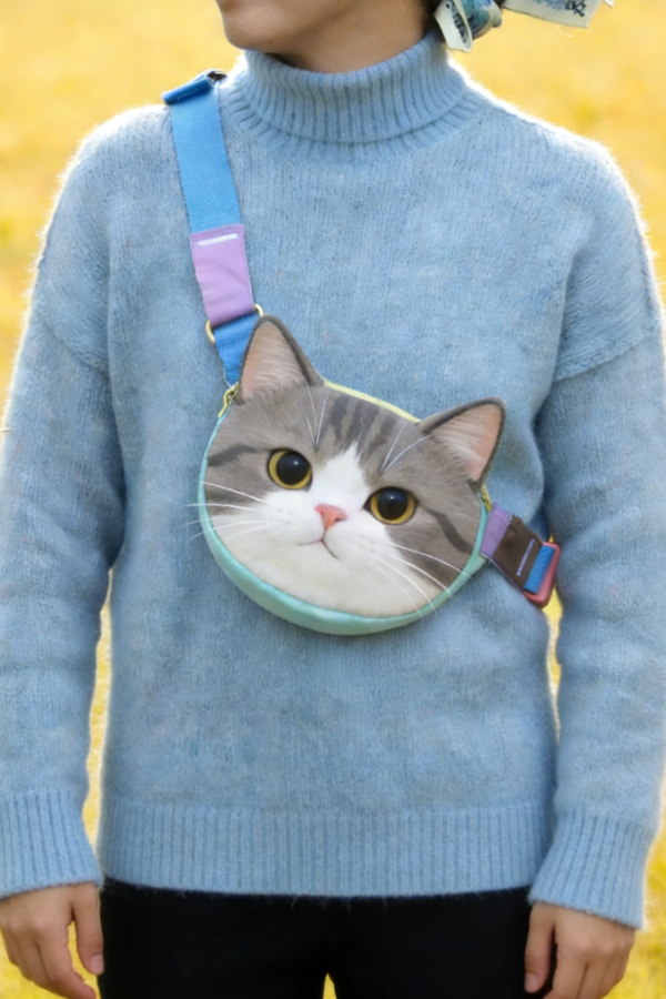 Together Meow Messenger Bag-cat Cat