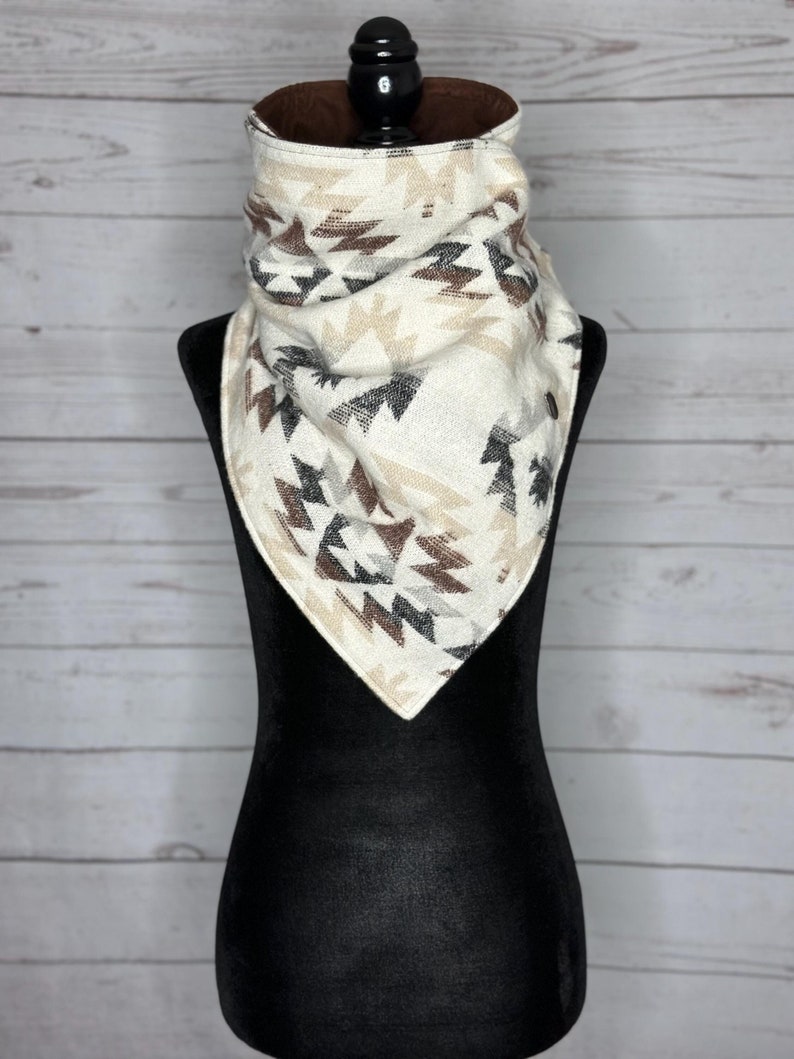 Women's Tulsa Western Aztec Warm Neck Hood