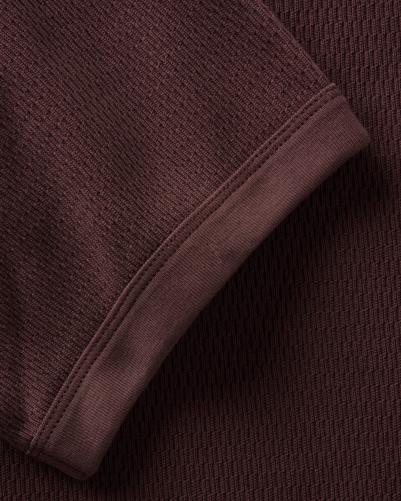 Organic Cotton Short-Sleeve Crew-Neck Shirt with Waffle Weave