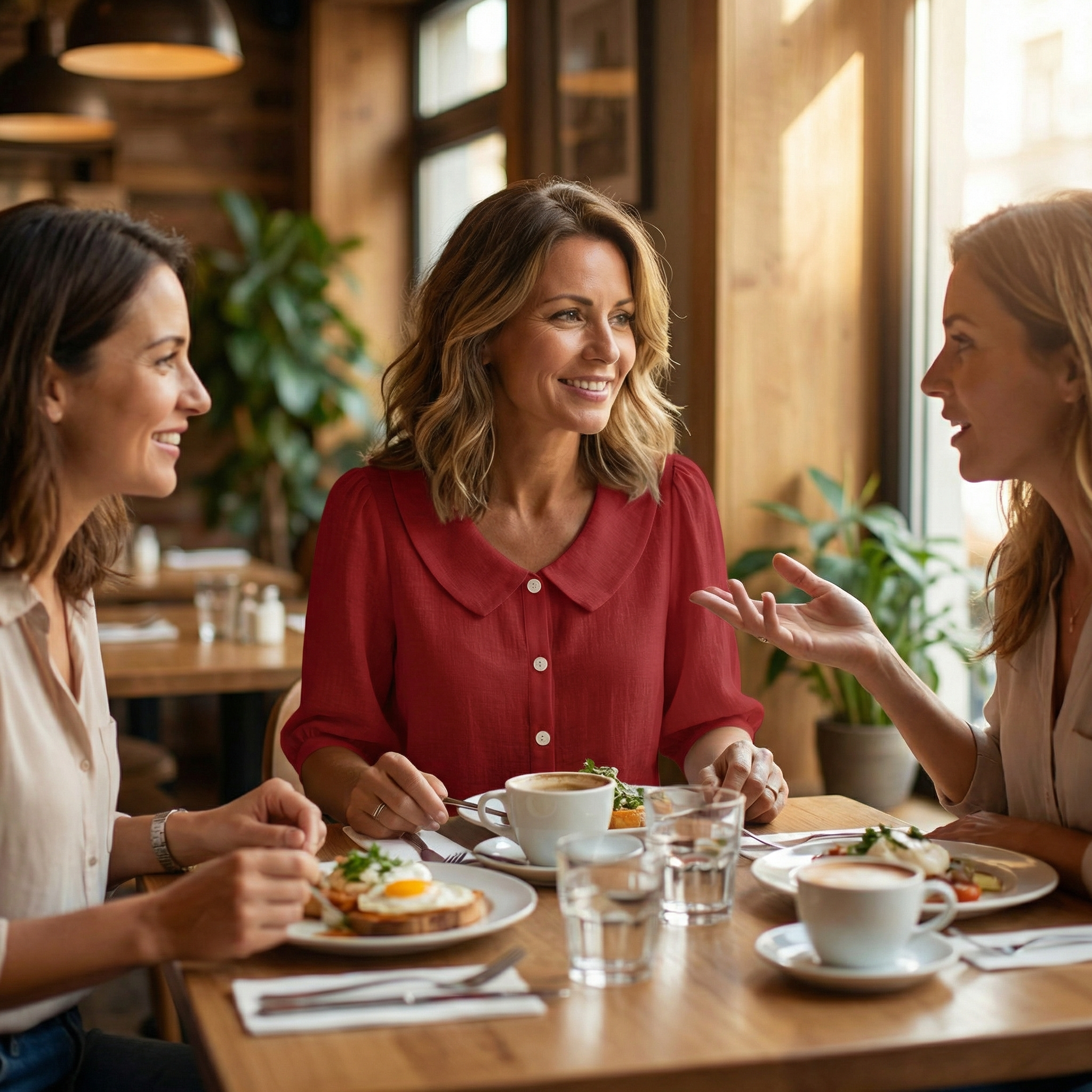 Retro Peter Pan Collar Button Up Blouse