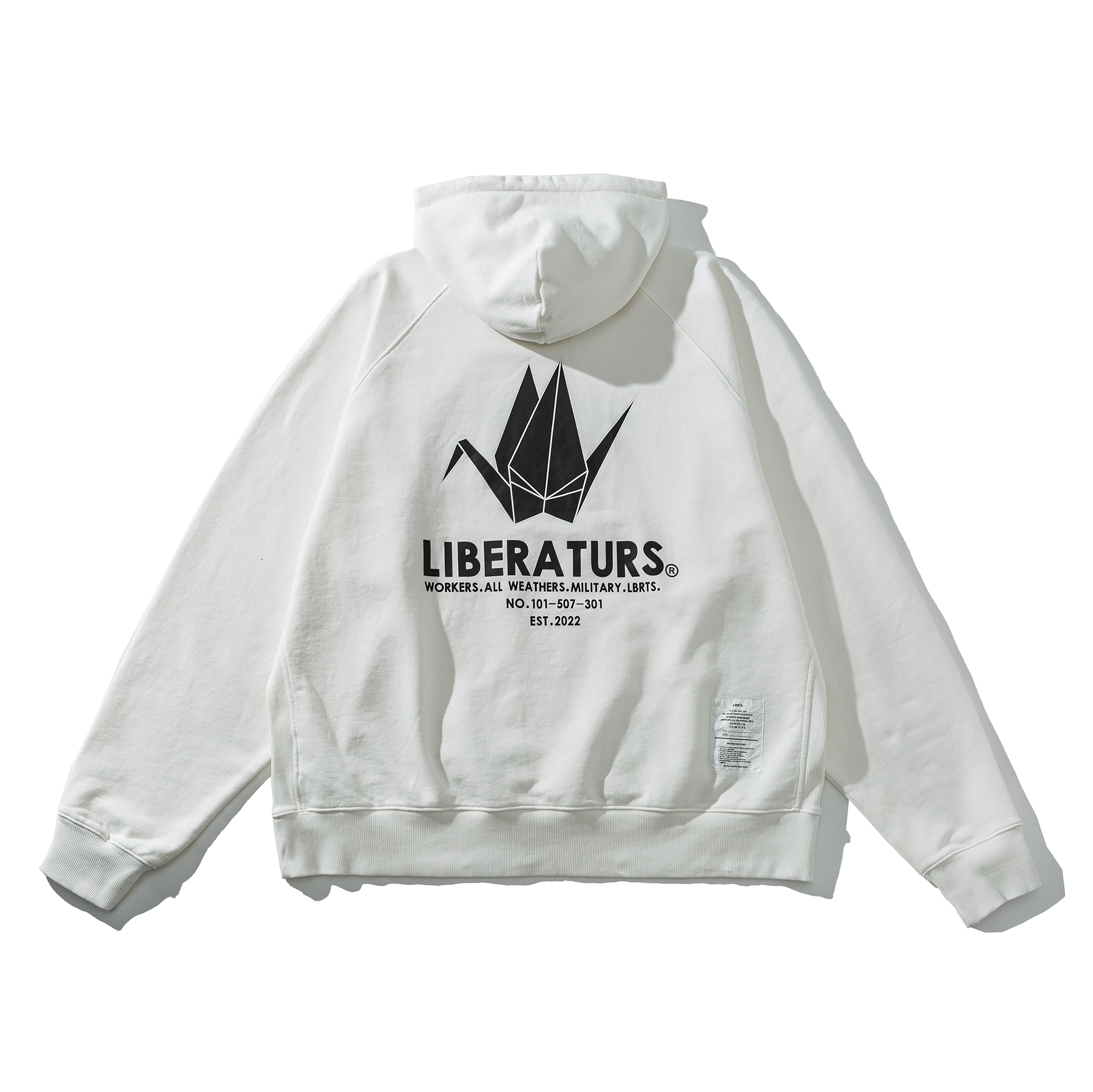 Paper Crane Print Hoodie