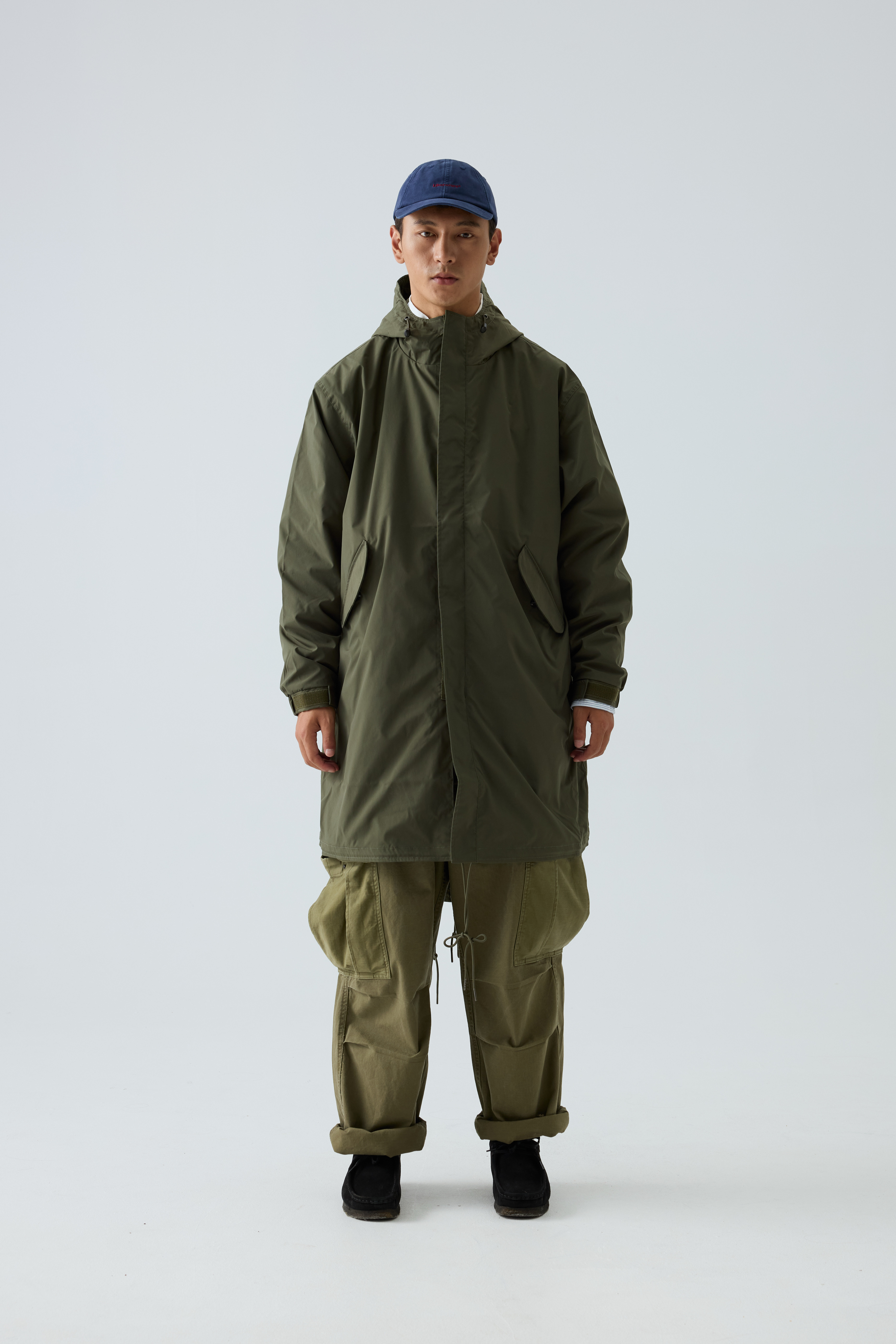 Men's Fishtail Parka - Longline Insulated Winter Coat -Liberaturs
