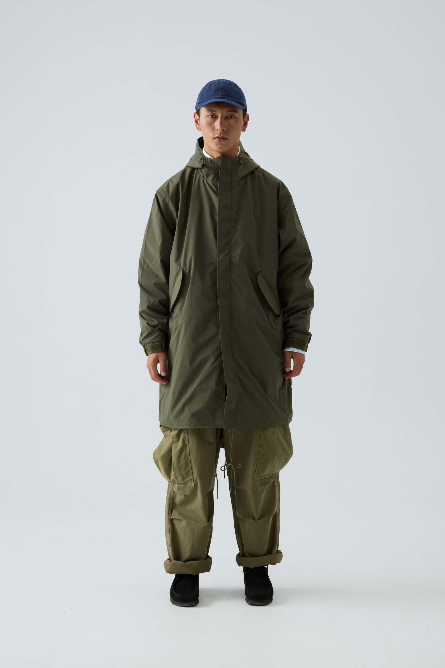 Men's Fishtail Parka - Longline Insulated Winter Coat -Liberaturs