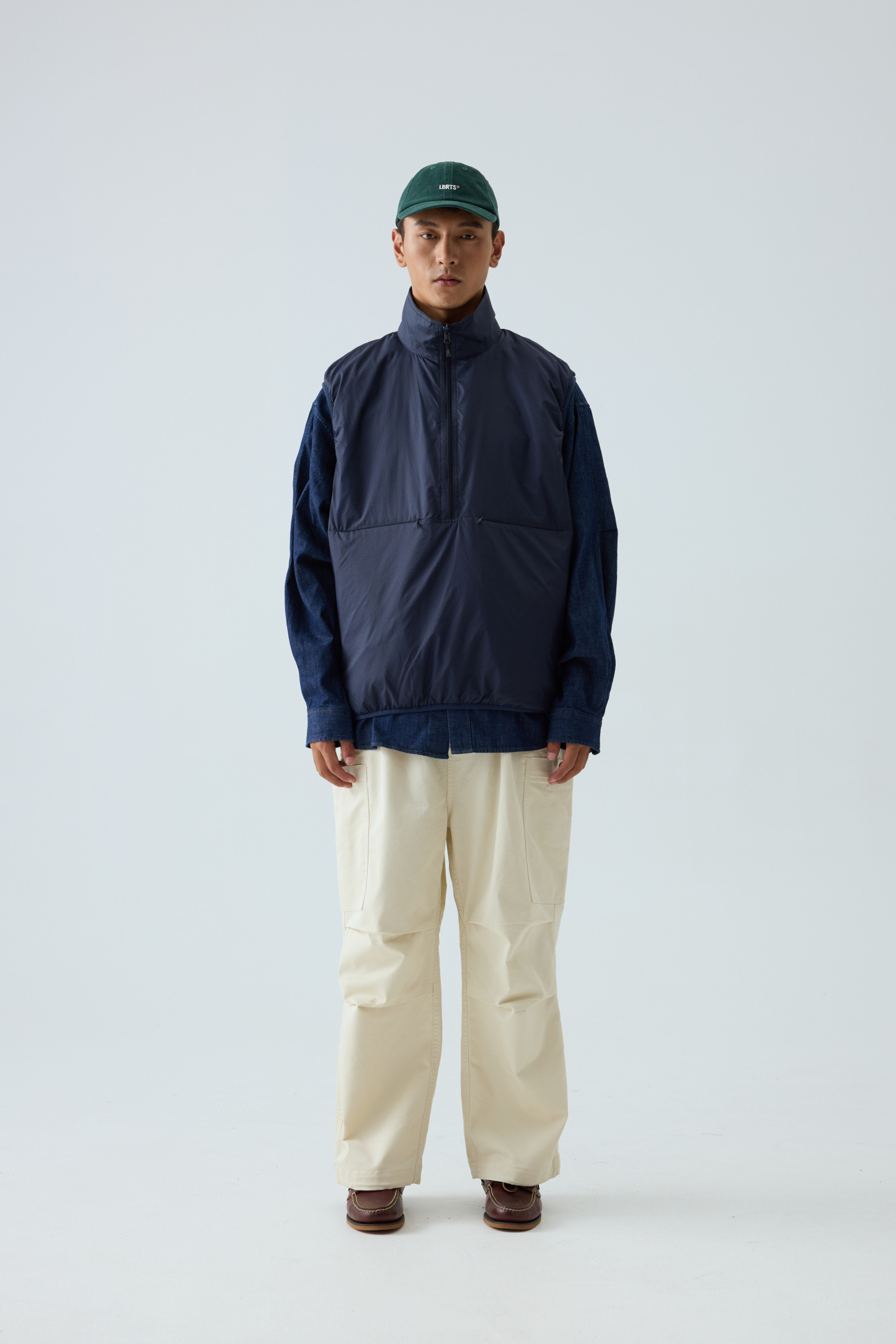 Men's Reversible Windproof Vest - 2-in-1 Insulated Tech Vest-Liberaturs