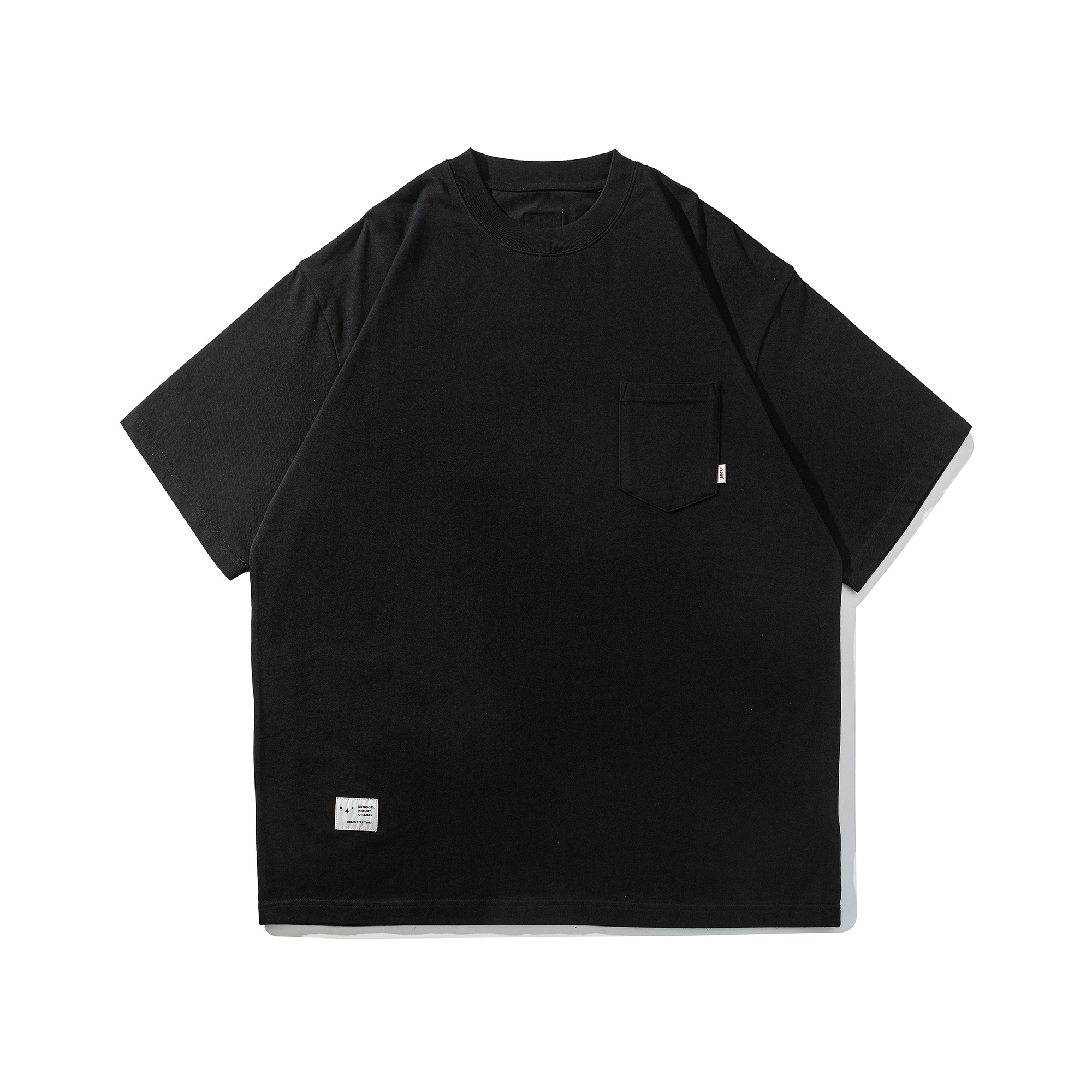 Men's Printed Short Sleeve Tee - Heavyweight Cotton Graphic T-Shirt | Liberaturs