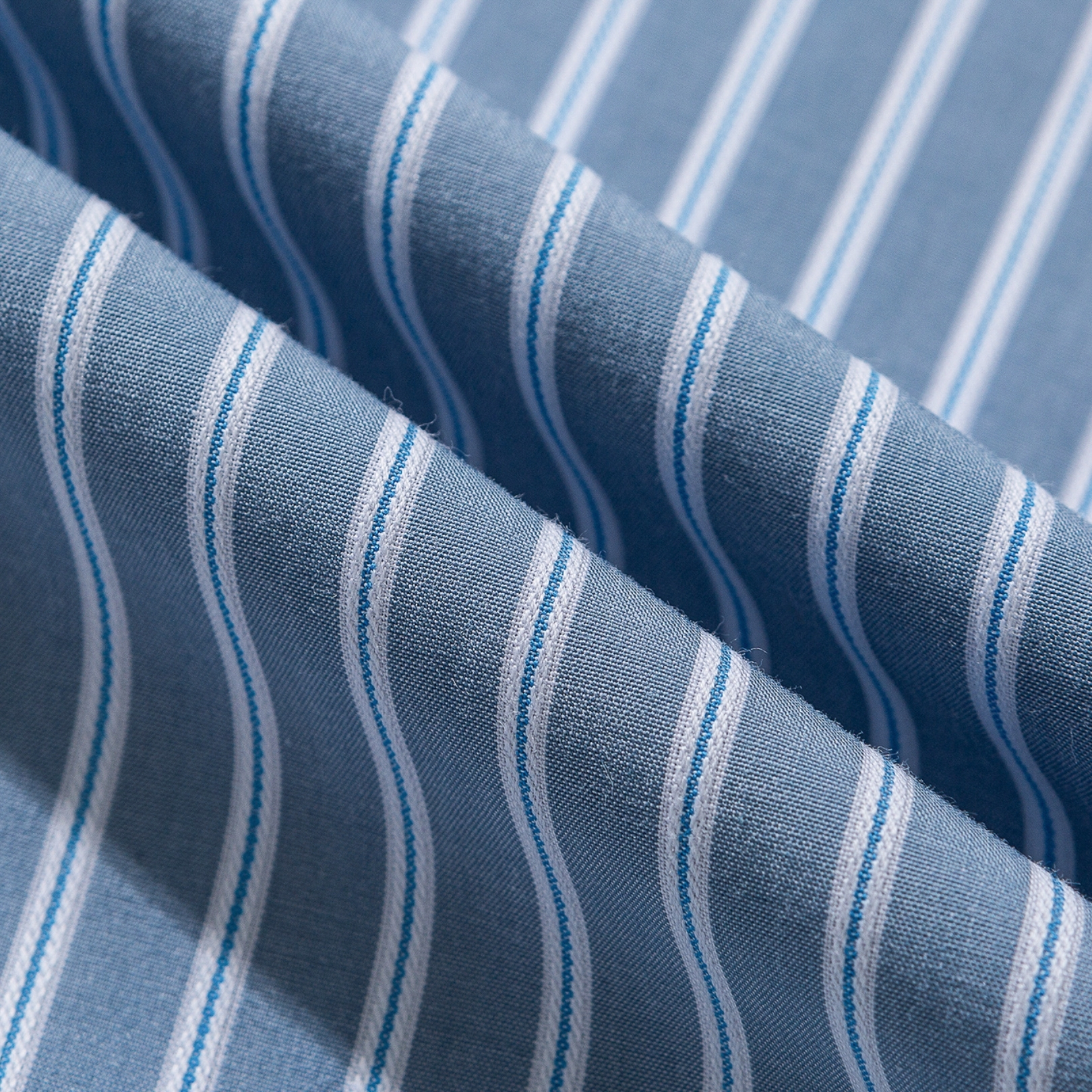 Men's Classic Pocket Shirt - Retro Military Oversized Stripe Shirt