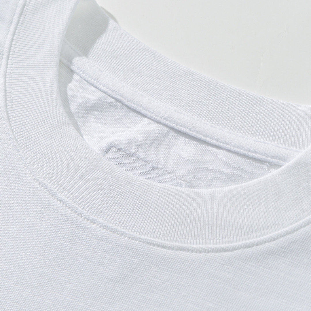 Men's Flying Fish Embroidered Crewneck Short Sleeve Tee - Heavyweight Cotton