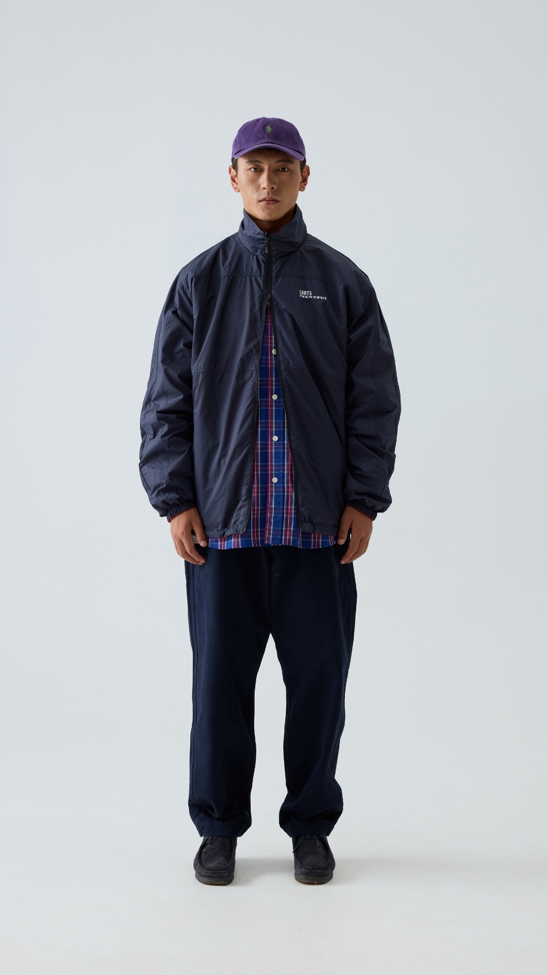 Men's Reversible Tech Jacket - 2-in-1 Windproof Shell Jacket -Liberaturs