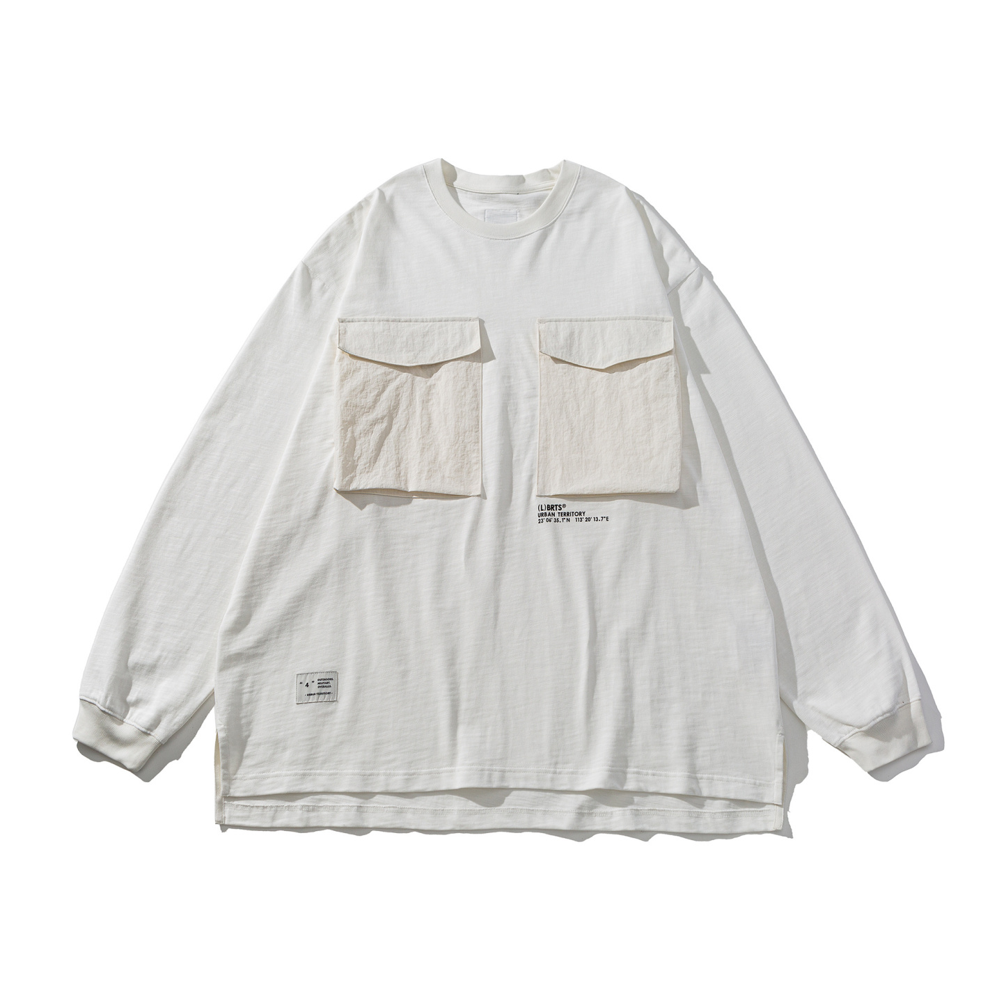 Men's Utility Long Sleeve T-Shirt with Multiple Pockets - Tactical Field Tee-Liberaturs