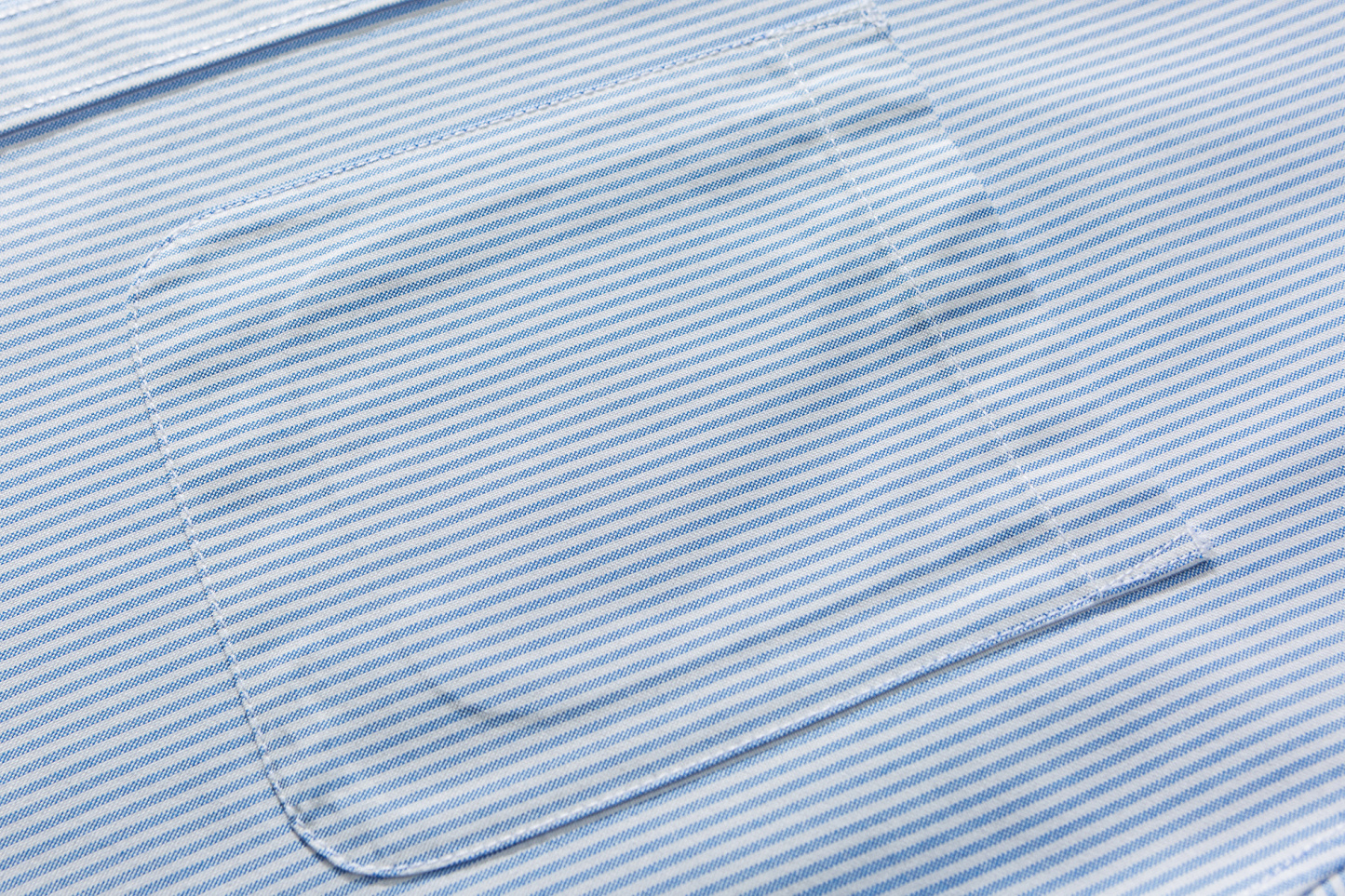 Men's Oxford Stripe Short Sleeve Shirt - Relaxed Fit 