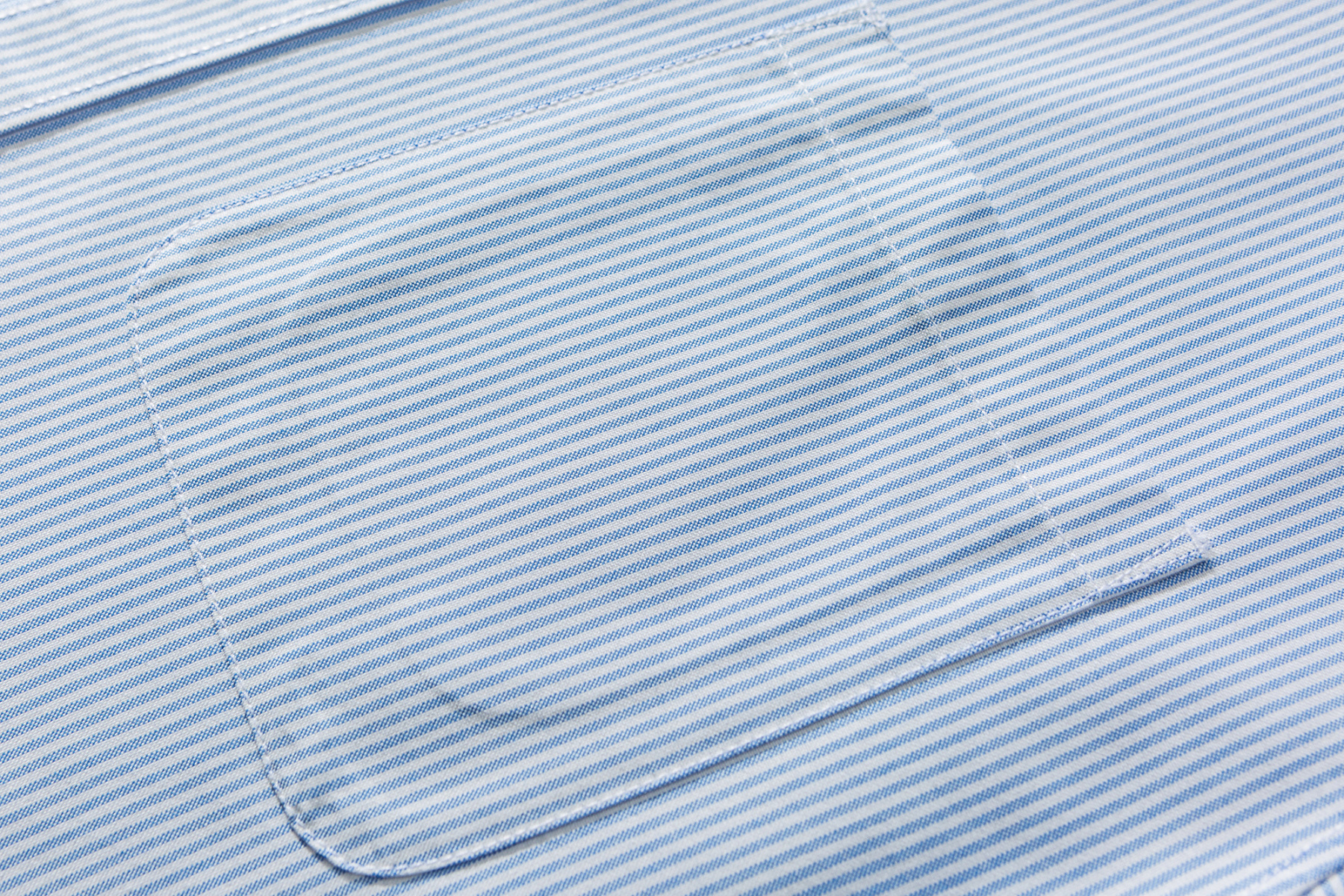 Men's Oxford Stripe Short Sleeve Shirt - Relaxed Fit 