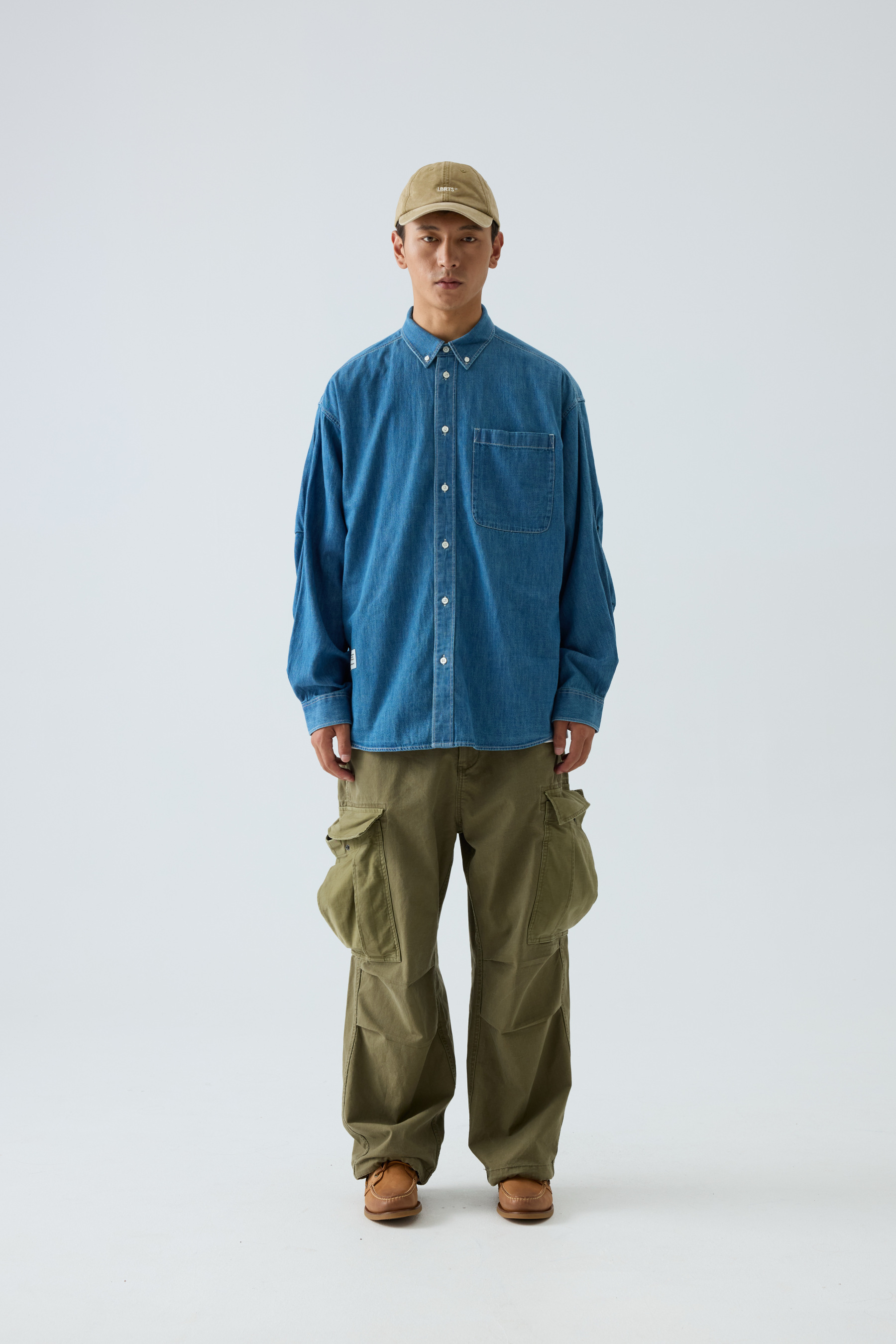 Men‘s B.D. Wash Denim Shirt - Oversized Utility Chambray Shirt