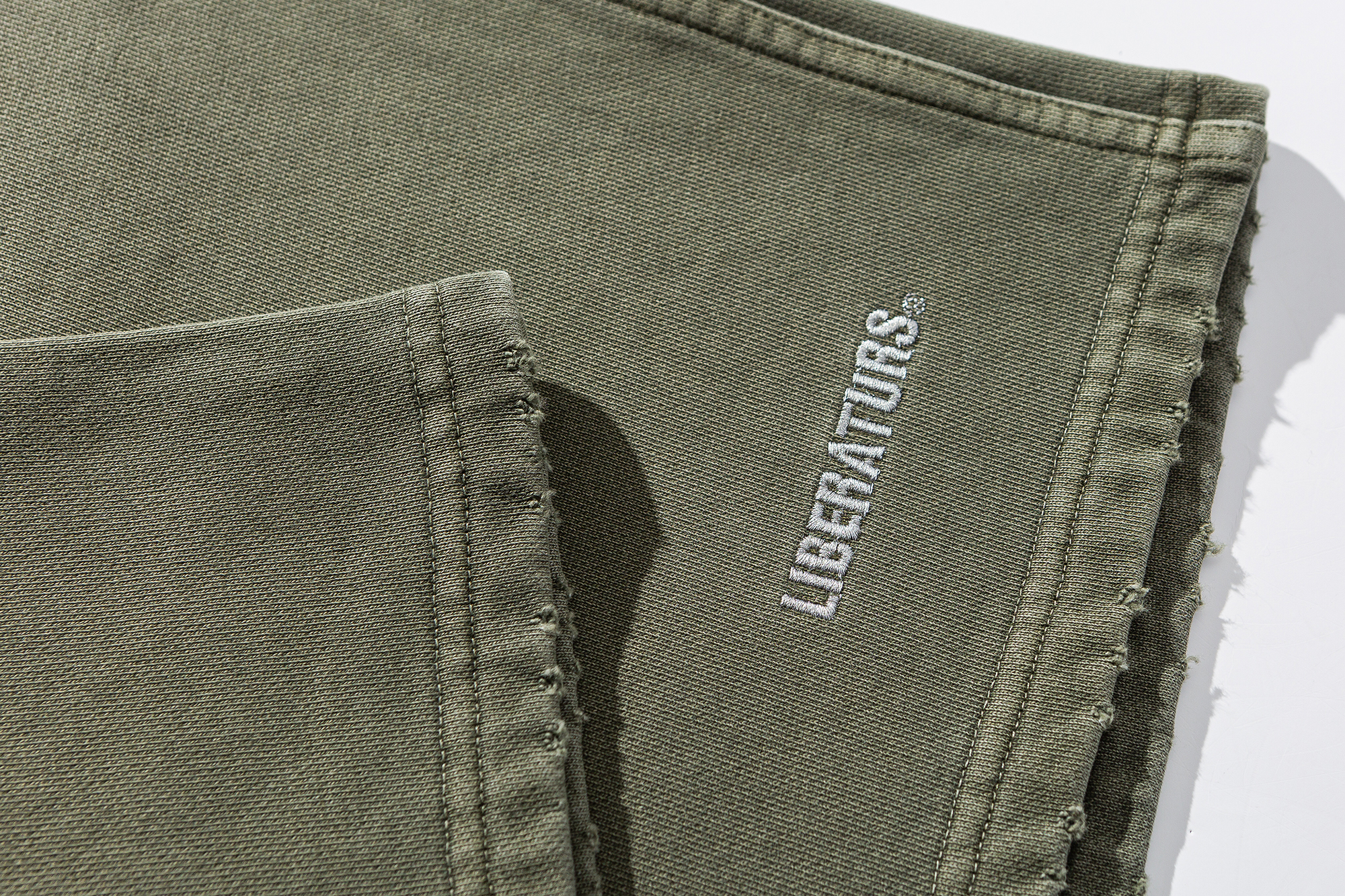[Copy]Men's Embroidered Casual Sweat Shorts - Relaxed Fit Cotton Knit