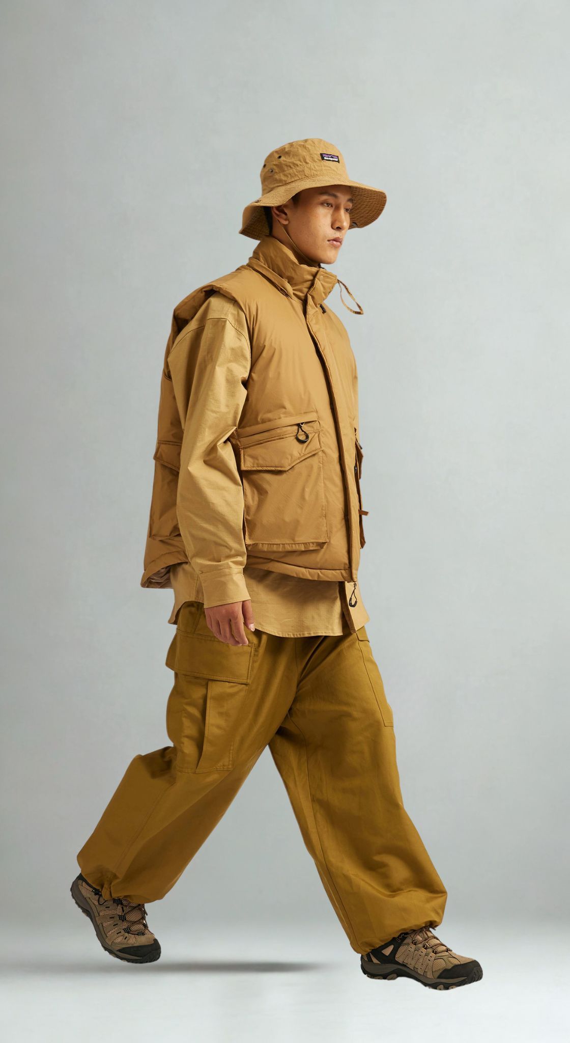 Men's Wide-Leg Cargo Pants - Relaxed Fit & Utility Design-Liberaturs