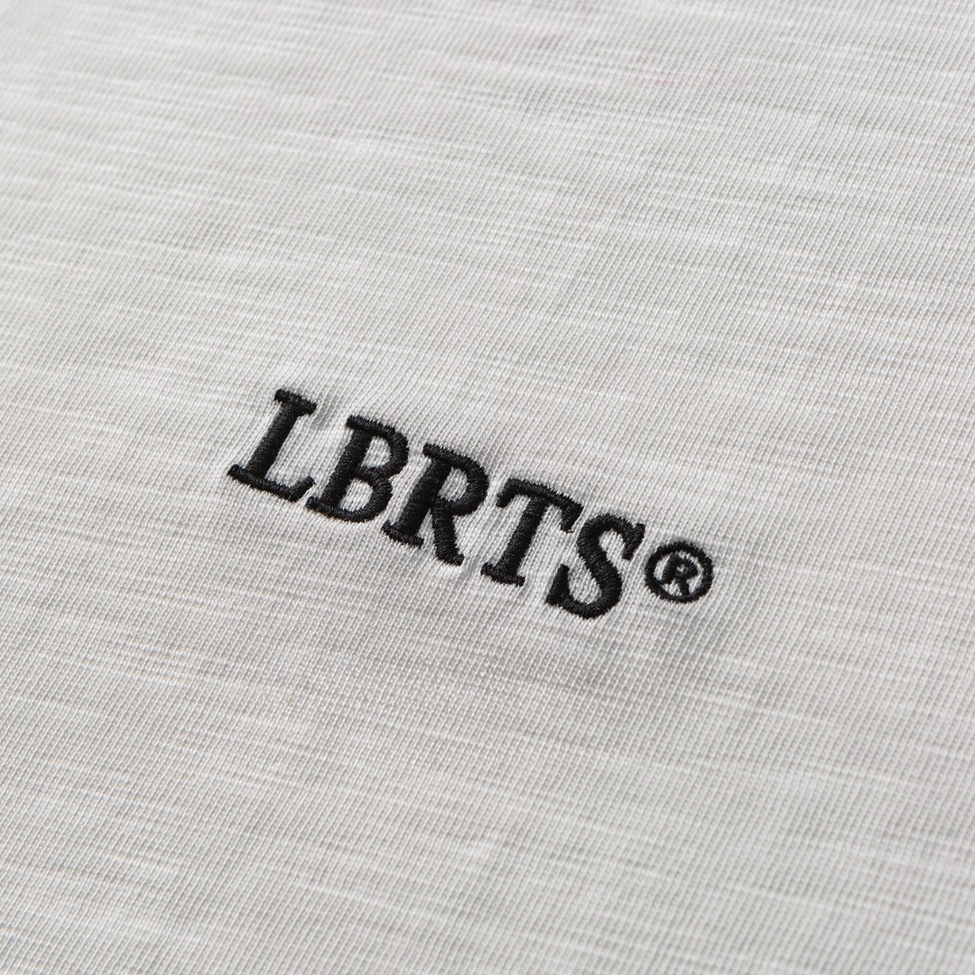 Men's Heavyweight Cotton T-Shirt - Embroidered Crewneck-Liberaturs