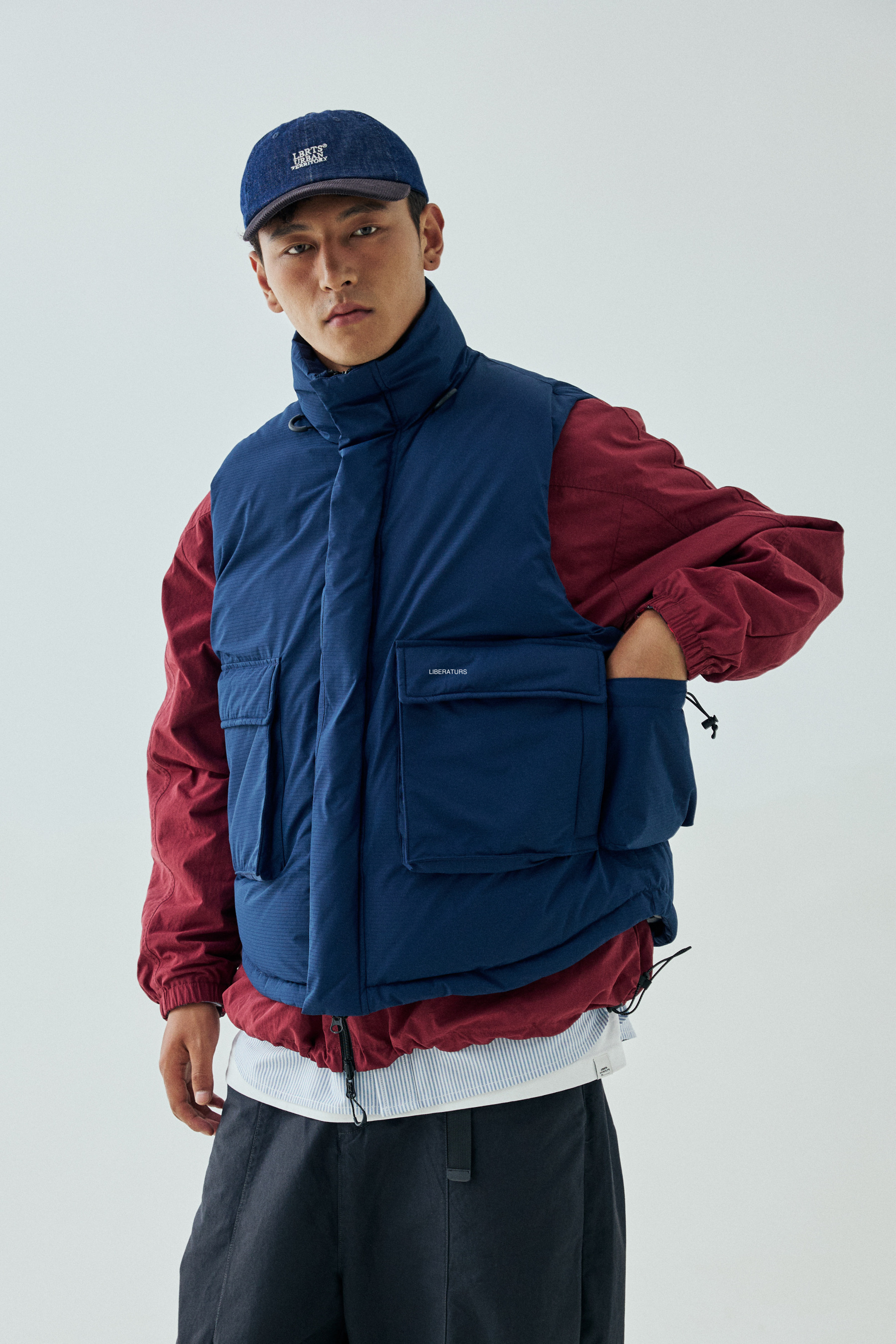 Men's Down Vest - Lightweight Quilted Puffer Vest for Urban Wear -Liberaturs