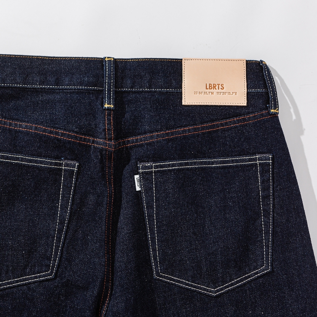 Men's Selvedge Denim Jeans - One-Wash Raw Denim with Comfort Fit