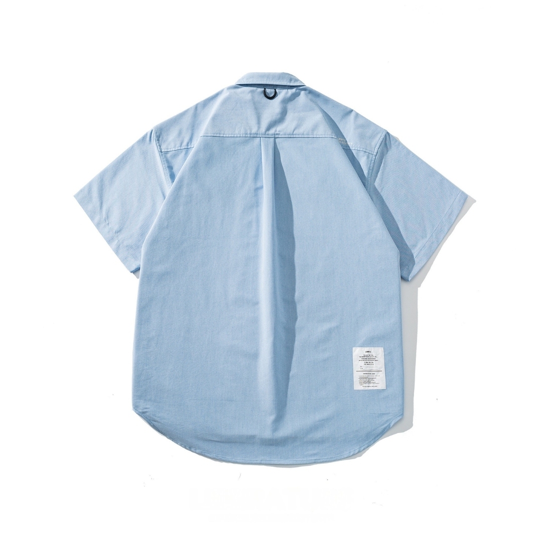 Men's Classic Oxford Button-Down Short Sleeve Shirt - Relaxed Fit 