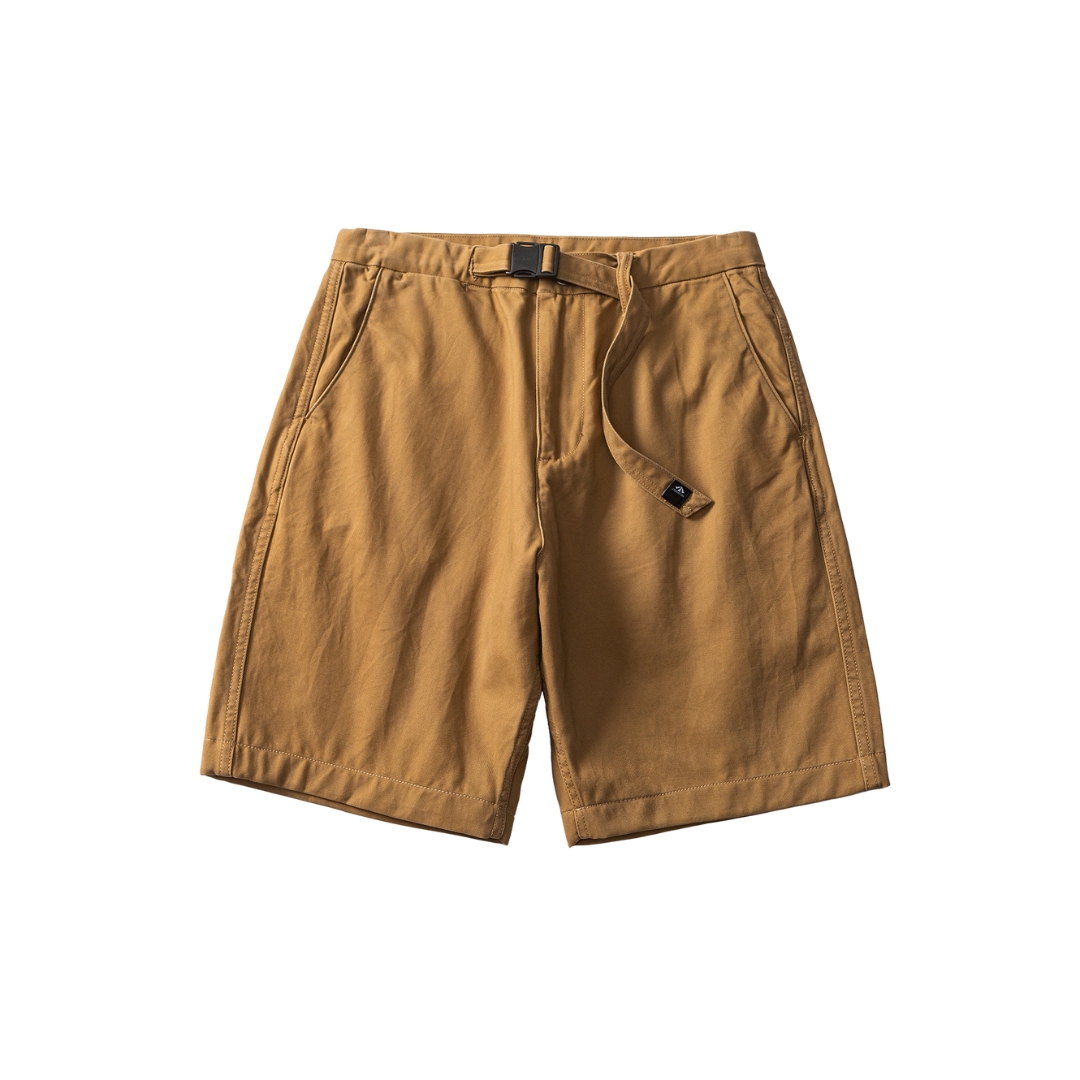 Men's Classic Chino Casual Shorts - Relaxed Fit Twill