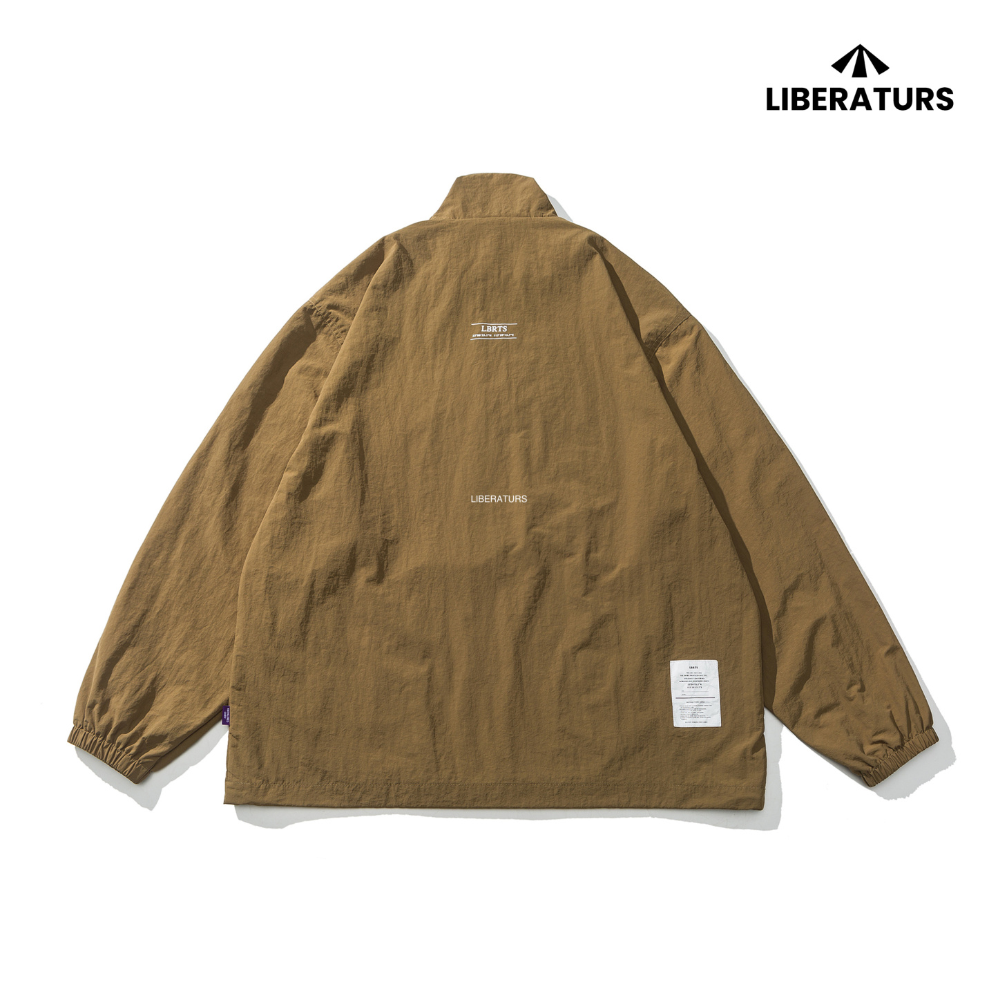 Men's Pullover Anorak - 90s Inspired Lightweight Wind Shell -Liberaturs