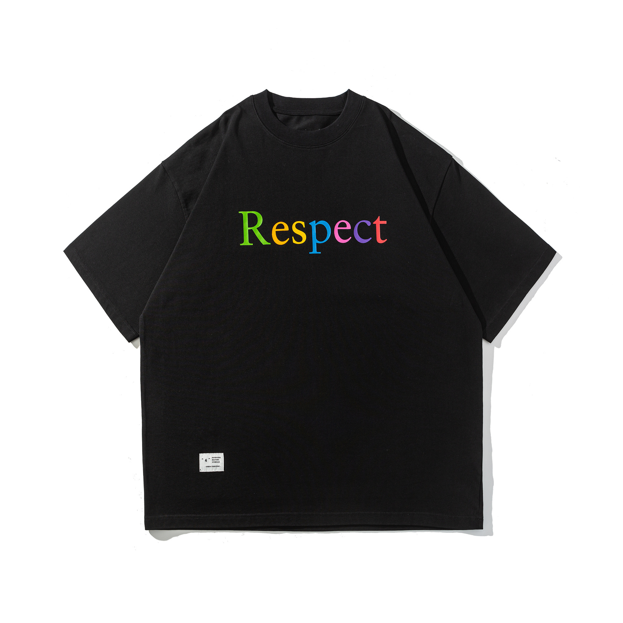 Men's Respect Dream Dual Slogan T-shirt - Heavyweight Cotton 