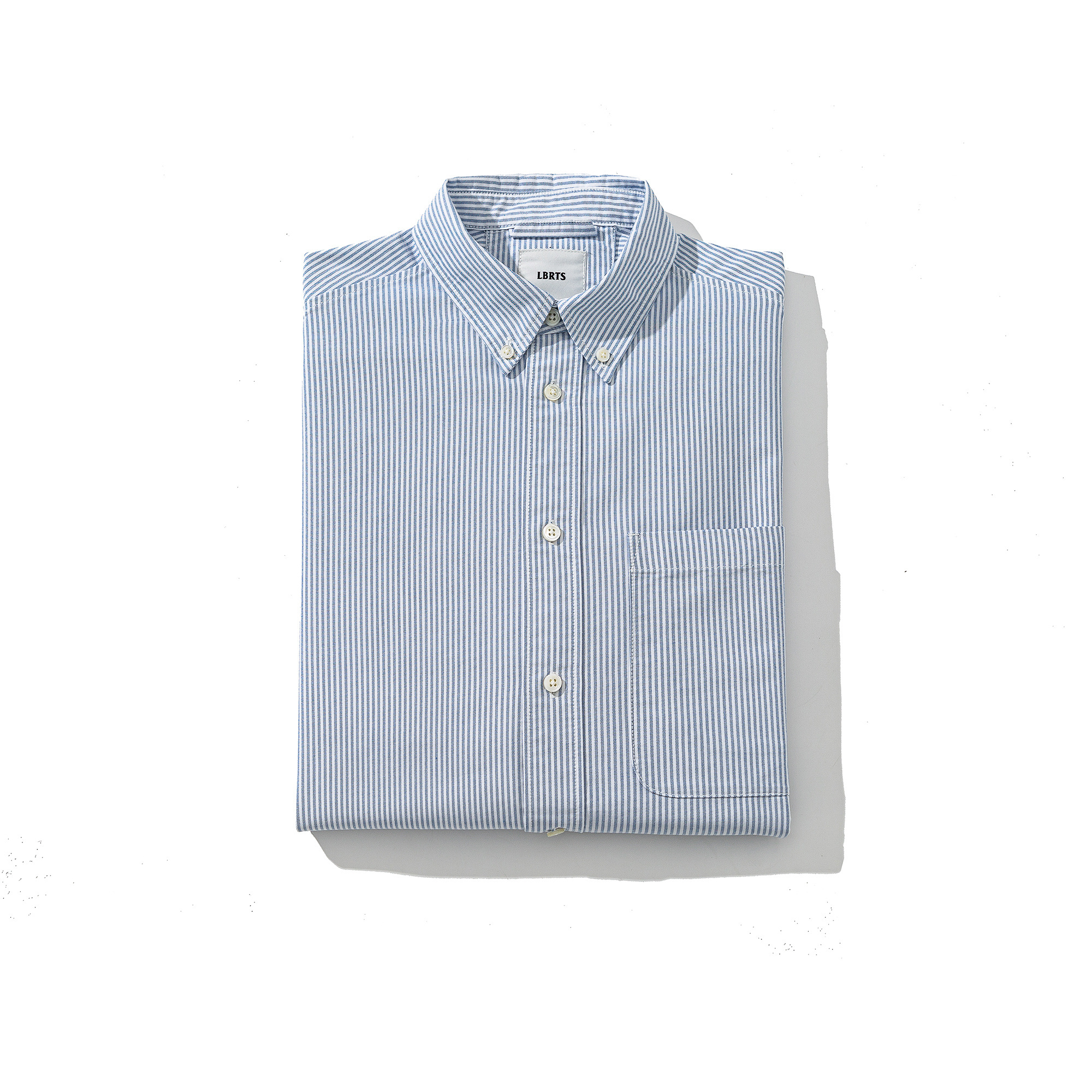Men's Classic Oxford Shirt - Versatile Striped Button-Down-Liberaturs
