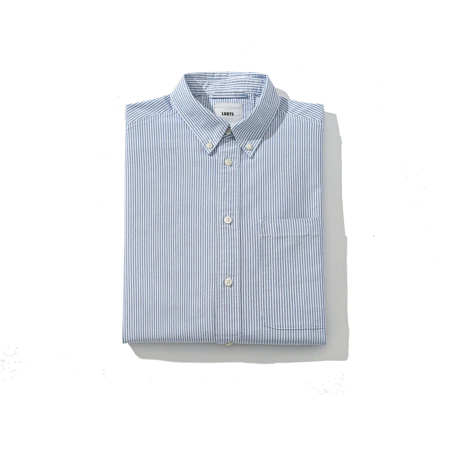 Men's Classic Oxford Shirt - Versatile Striped Button-Down-Liberaturs
